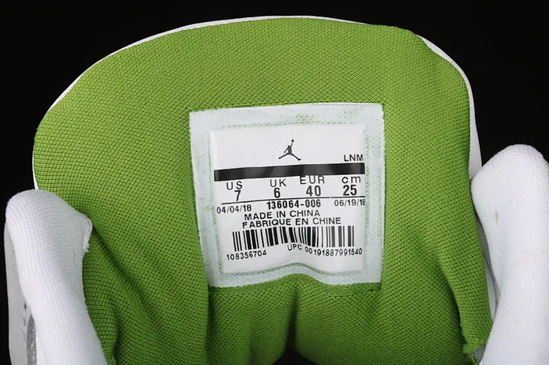 All categories Air Jordan Jordan series basketball shoes Air Jordan 3 #ZG version Air Jordan 3 Retro "Chlorophyll" AJ3 Joe 3 Chlorophyll Gray Green Manuscript 136064-006